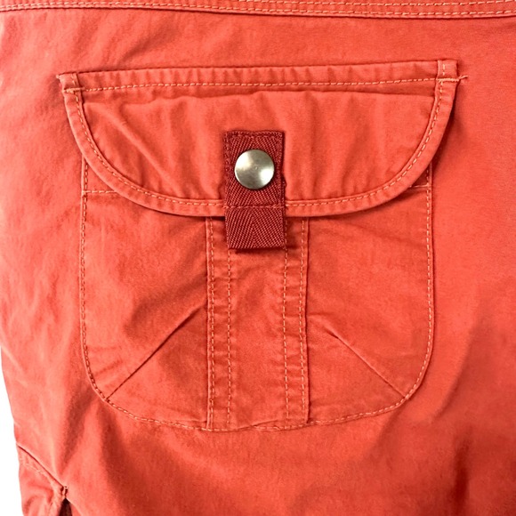 KUHL Rust Red Cargo Shorts Outdoors Hiking Camping Pockets Women's 6 Gorpcore - Picture 5 of 8